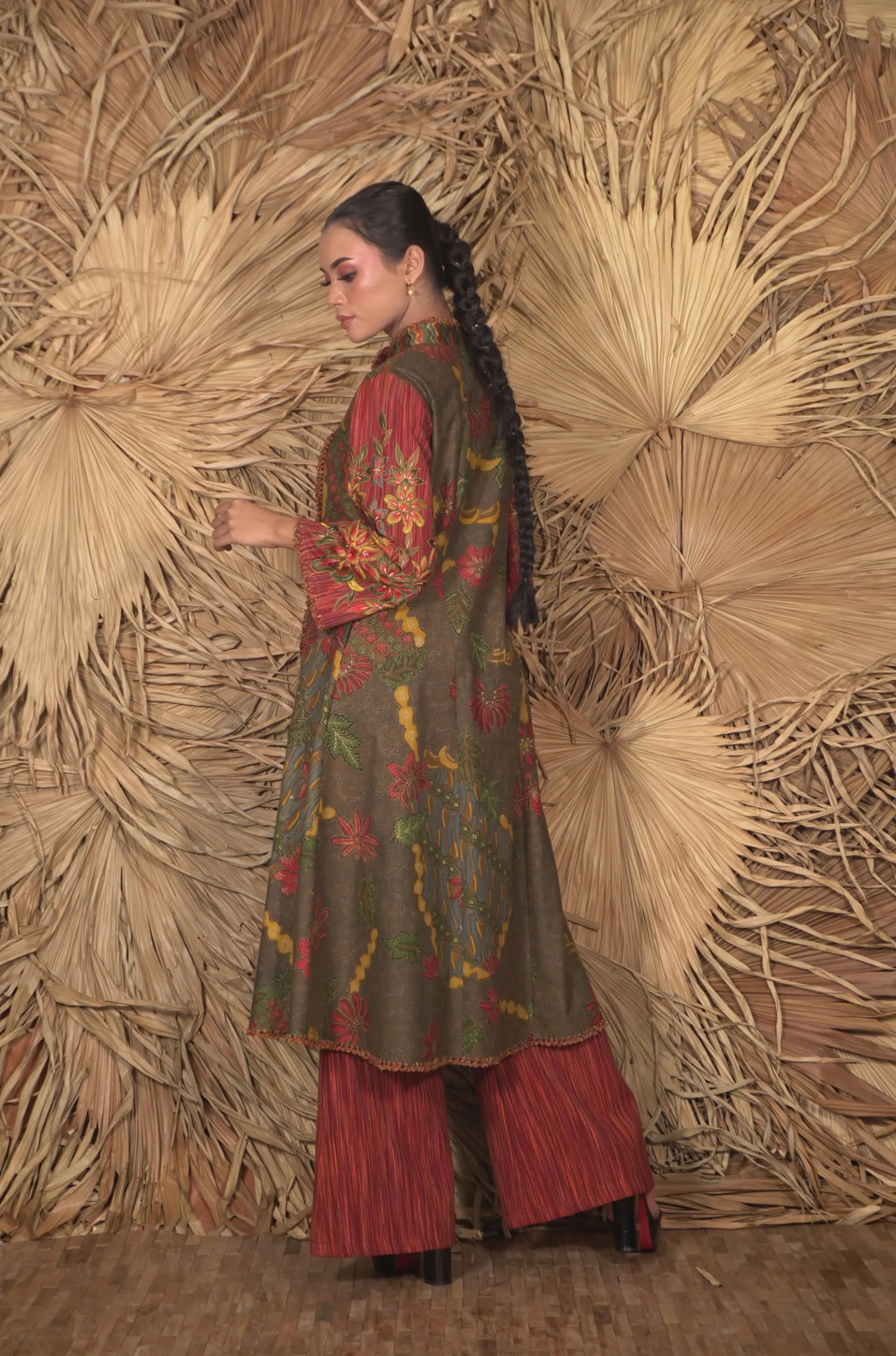 Long Dress Semi Tunic Batik dan Bordir Limited Editions By Batik Sengenge - Image 1