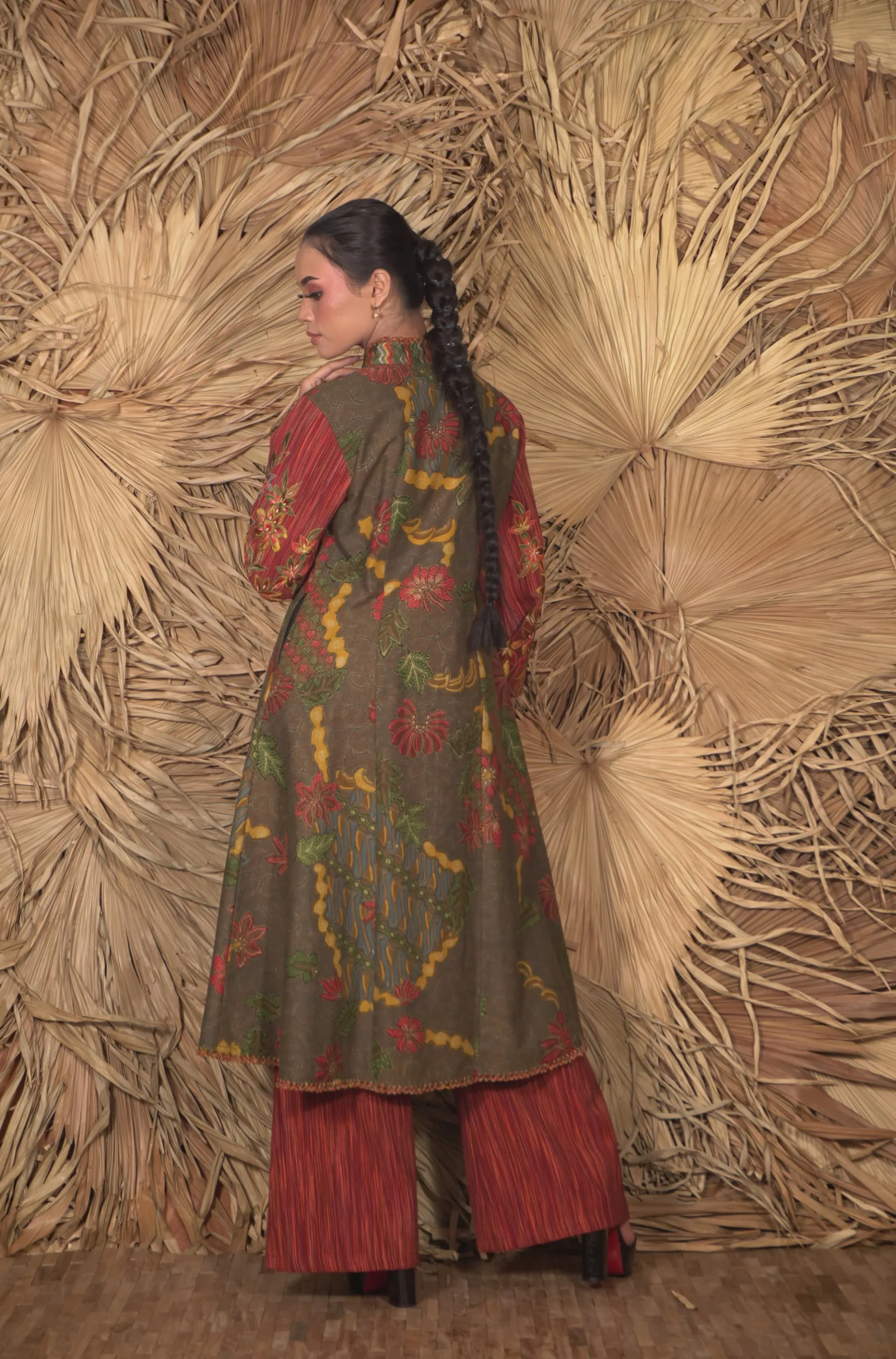 Long Dress Semi Tunic Batik dan Bordir Limited Editions By Batik Sengenge - Image 5