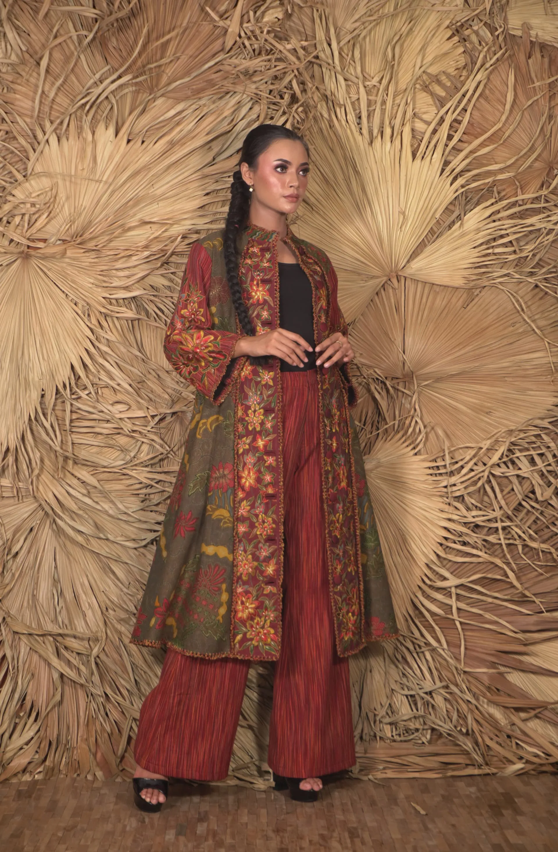 Long Dress Semi Tunic Batik dan Bordir Limited Editions By Batik Sengenge - Image 6